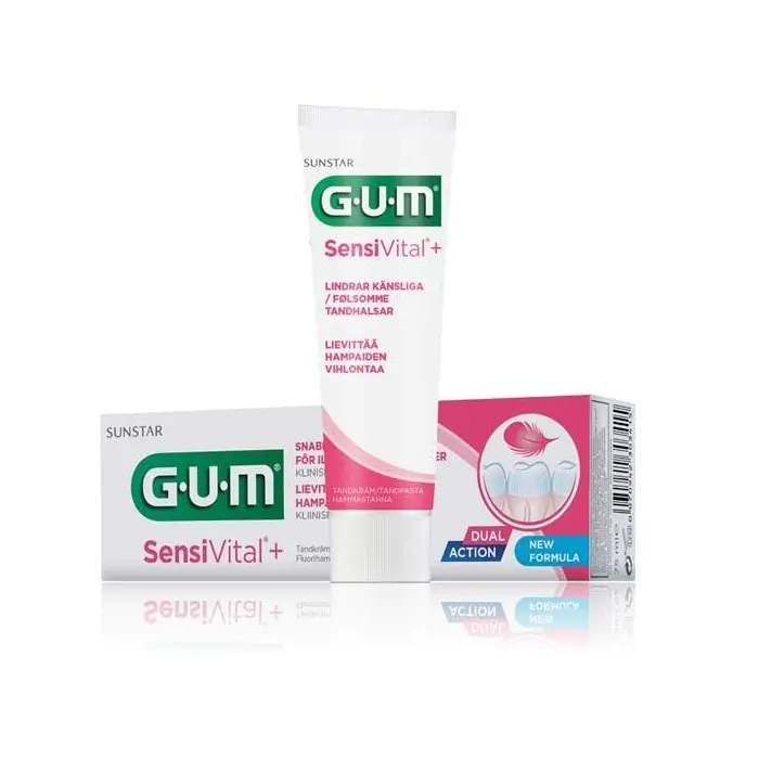 GUM SensiVital + Toothpaste Sensitive Teeth Gums 75 ml